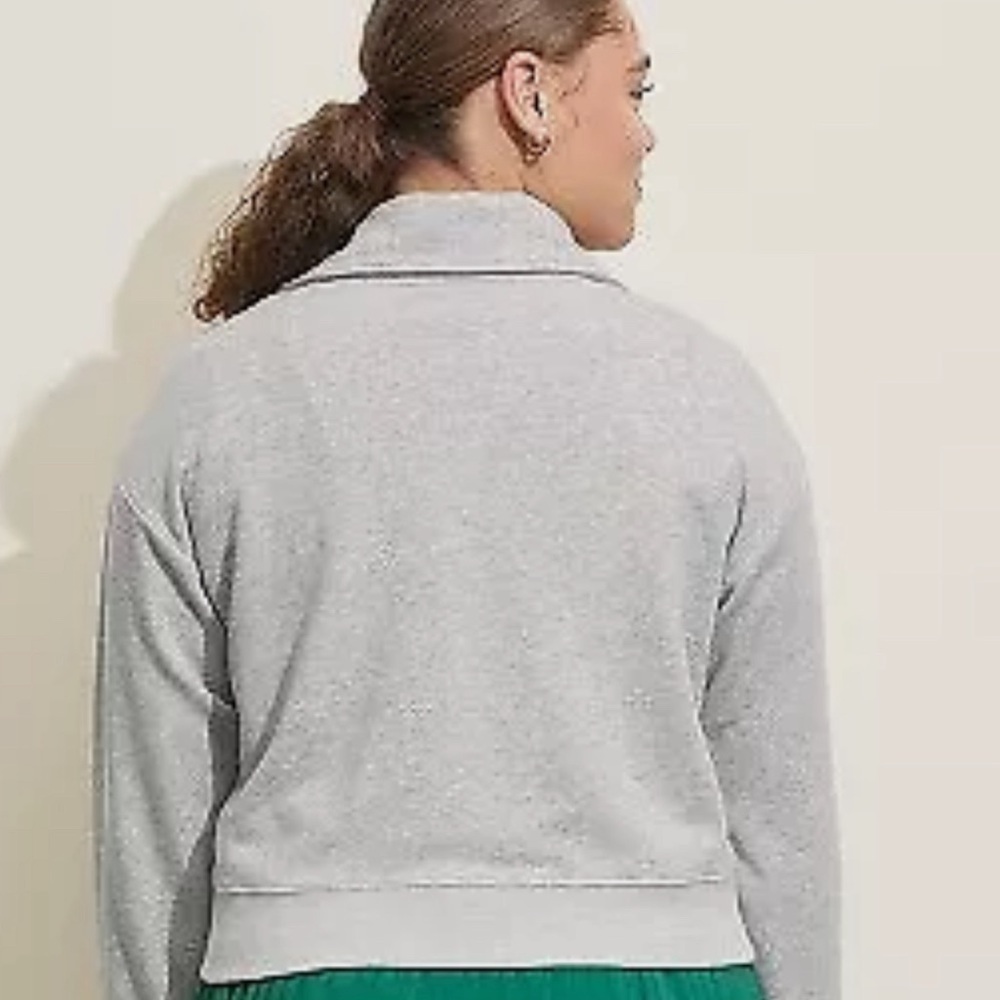 Prince Pickleball Women's French Terry
1/4 Zip Pullover - Heather Gray Size M - Picture 5 of 7